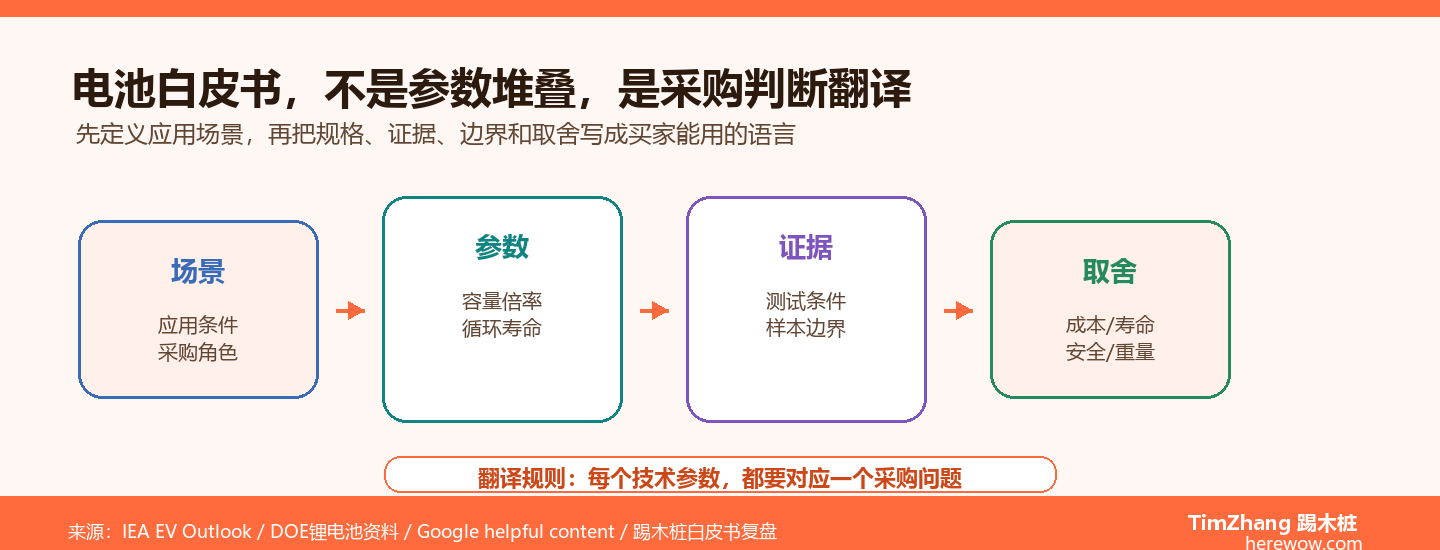 新能源电池白皮书写作框架：技术参数怎么写客户才看得懂